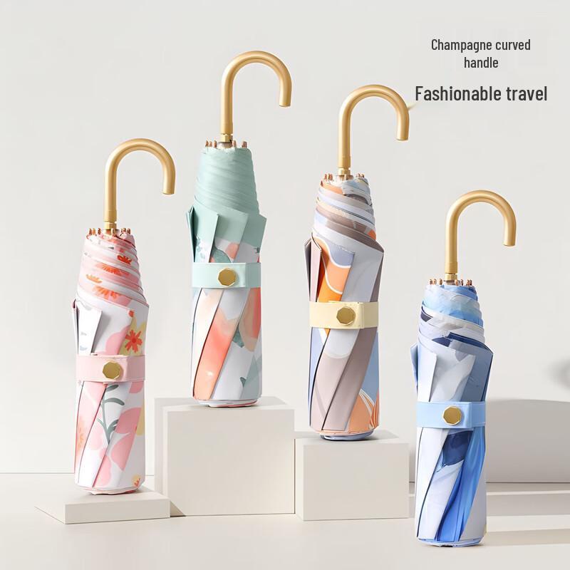 Xuqing H51 3-Fold Sun & Rain Umbrella