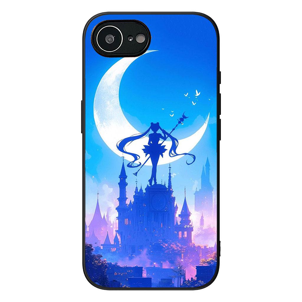 Anime S-Sailors Cartoon Moons Handyhülle für Samsung Galaxy A36 A17 A26 A07 A35 A54 A53 A13 A33 A34 S8 S9 S20 S21 FE S10 Plus