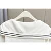 Plus Size Women Ribbon Sailor Collar Long Sleeve Knit Sweater
