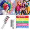Portable Folding Hair Chalk Comb Temporary Hair Color Dye Halloween Christmas Cosplay Party Disposable Washable Hair