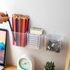Transparent Multi-functional Wall-mounted Storage Box for Kitchen, Bathroom, or Desktop