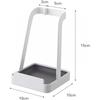 Yamazaki Ladle   Pot Lid Stand White Approx W10 D10 H15cm Tower Model 2248