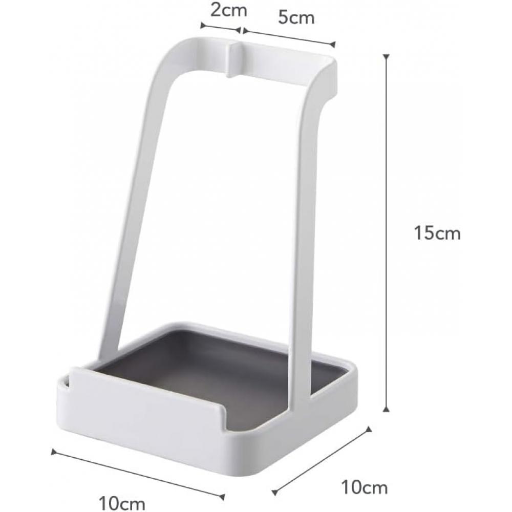 Yamazaki Ladle   Pot Lid Stand White Approx W10 D10 H15cm Tower Model 2248