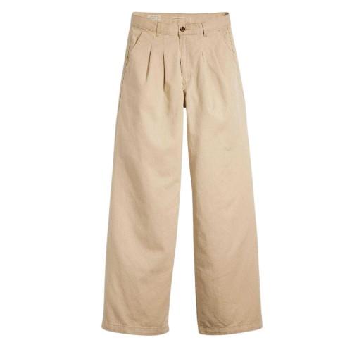 Levis Womens/Ladies Safari Pleated Wide Leg Trousers