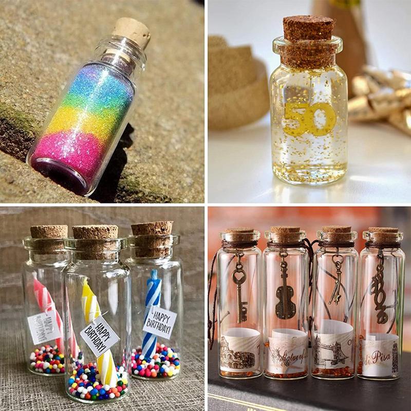 Glass Bottles With Cork Message Glass Bottle Empty Glass Jars 10 Pcs Tiny 5ml Message Bottle Decorative Bottles For Wedding Art