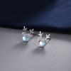 Mori Style Blaumondstein Geweih Ohrringe - 2025 Trendiges Weihnachtsgeschenk für Frauen