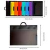 6-Taschen Hängeordner Mehrfarbiger Hängeaktenorganizer Abnehmbarer Hängepapierorganizer