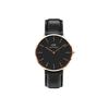 [Official Shop/2-Year Warranty/Authentic Import] Daniel Wellington DW Men's Classic Black Sheffield 40mm Watch, Stylish and Popular for Business, Leat