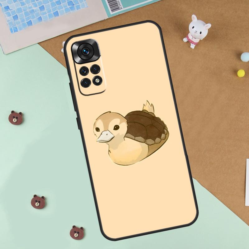 Süße Cartoon-Enten-Hülle Für Xiaomi Redmi 14C 10C 12C 13C Hülle Für Redmi Note 13 Pro 14 9 10 11 12 10S 11S 12S