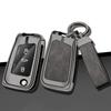 Metal Leather Car Key Cover for Volkswagen VW Polo Golf 7 MK7 Tiguan Passat for Skoda Octavia Kodiaq Karoq for Seat Ateca Leon
