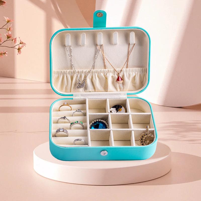 Portable Jewelry Box European Princess Travel Korean Hand Jewelry Jewelry Bag Earrings Ring Small Storage Box