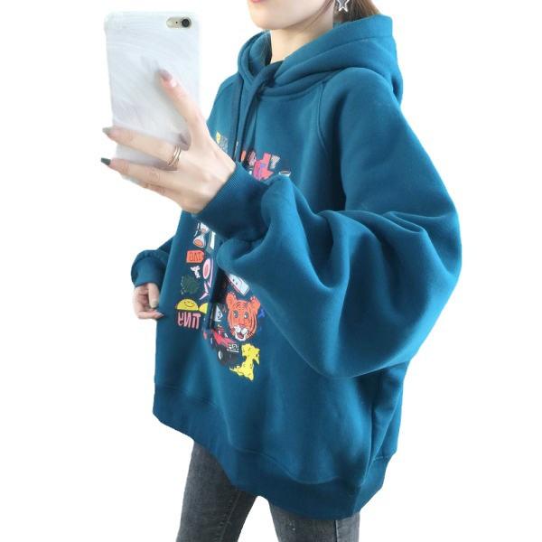 Korean Style Women's Spring/Autumn Loose Thin Sweatshirts - Fashionable, Versatile, Trendy European Design Tops/Jackets