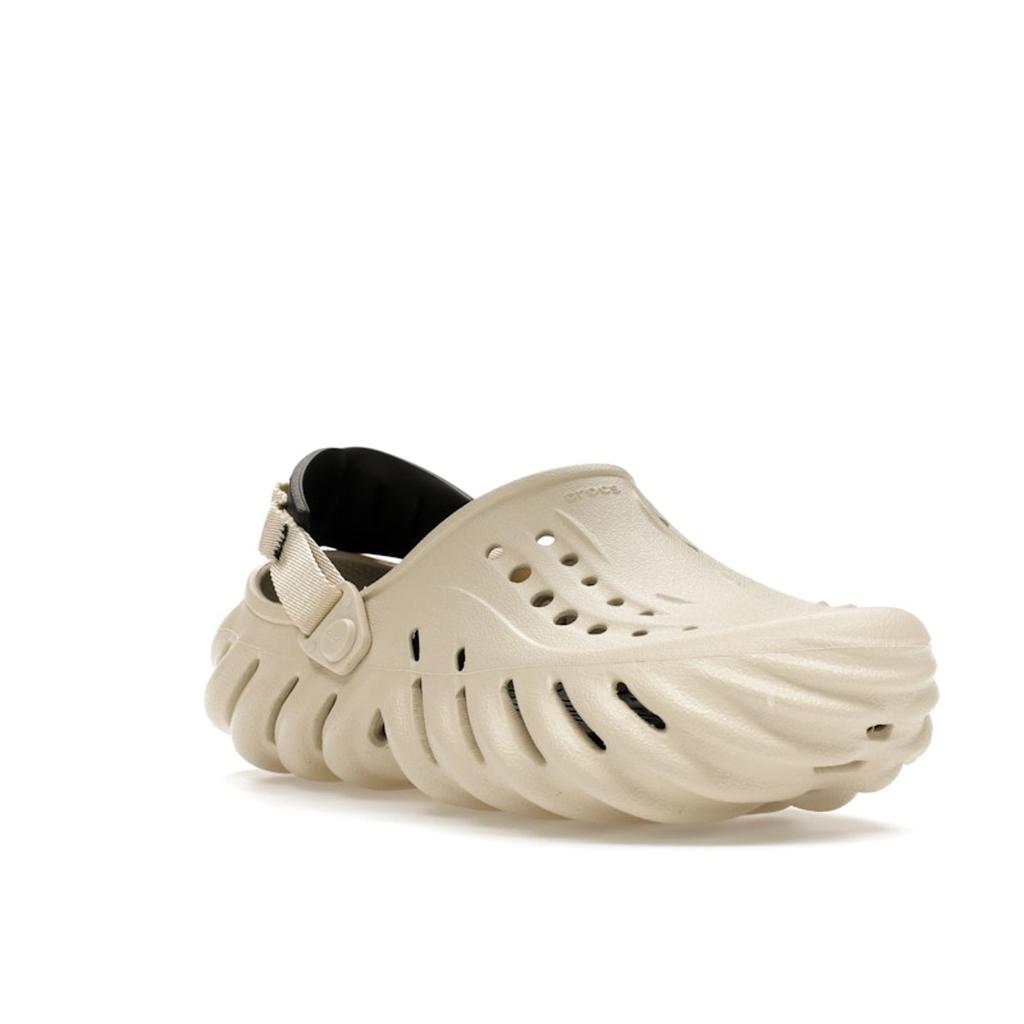 Crocs Echo Clog Bone Black Unisex Sneakers Cream 207937-2YJ