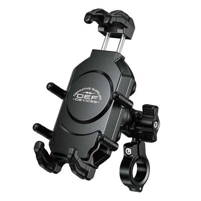 Definitive Supplies RIDEZ Motorcycle Smartphone Vibration Shock Aluminum Holder, Absorbing, Anti-Vibration, Absorbing, Strong, 8-Point Locking, Mount,
