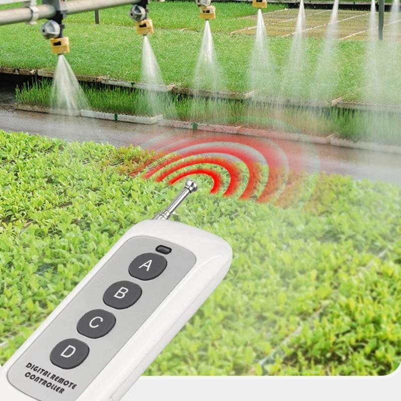 Wireless Remote Switches 12V Multifunction Remote Control Switches 433Mhz Transmitter for Electric Door Car Lights