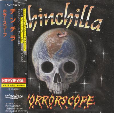 CD CHINCHILLA - HORROR SCOPE  TKCF45010 Fandango Record 1997 Japan ObiRock Gebraucht