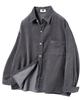 HUKE The City Corduroy Shirt (Charcoal)