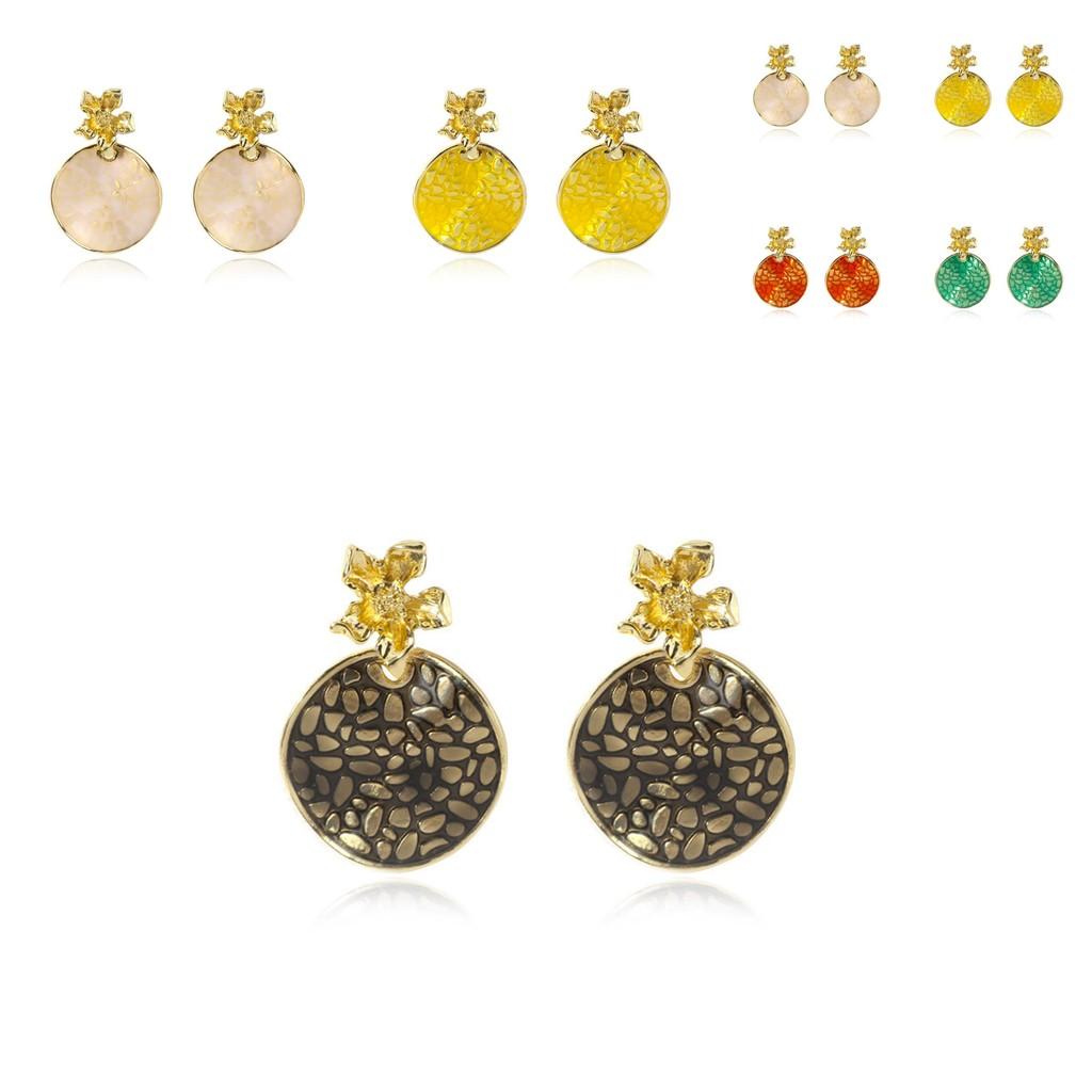 Chic Alloy Flower Earrings For Women Ideal For Weddings And Birthdays