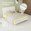 Modern minimalist soft bed, 140*200CM, beige, multifunctional bedroom furniture, low box bed frame without lifting rod, include140*200cm mattress.