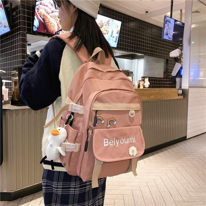 Impermeable Mochila de mujer Bolsa de escuela femenina de alta calidad para  adolescentes Bolsa de viaje Mochilas para computadora portátil  Universitaria Conjunto de mochilas comprar a buen precio — entrega  gratuita, reseñas