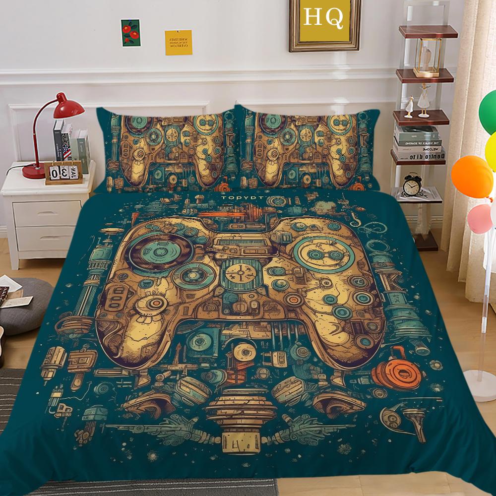 Game Handle Bedding Cover Suit High Quality Home Bedclothes Printed Bed Cover Sets Fashion Microfiber Home Bedding Sets