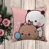 Anime Pillow Bubu Dudu Decorative Pillows for Sofa Pillowcase Pilow Cases Cushion Fall Decor Car Decorationz,(4)