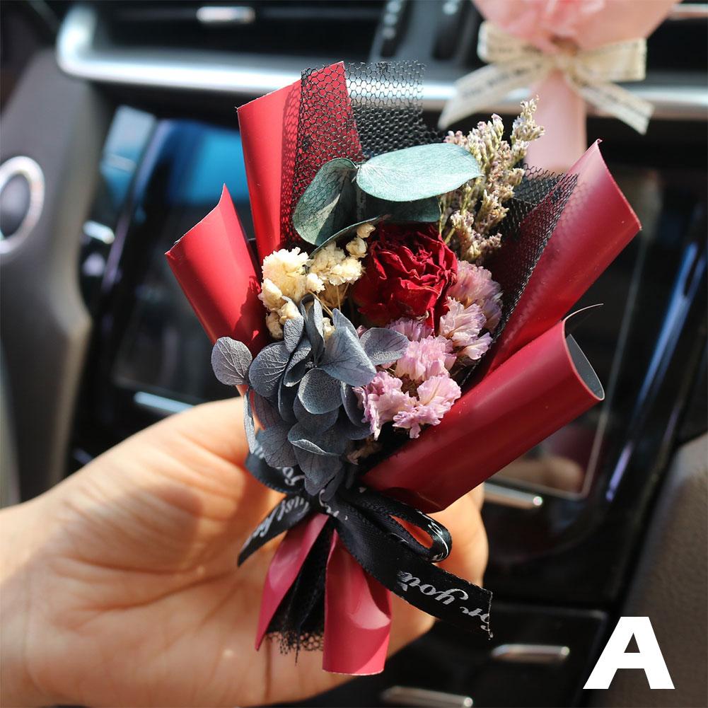 

Автомобильный зажим для воздуховода из сухоцветов, зажим для украшения духов, креативные цветы, автомобильный диффузор духов, аксессуары для автомобильного кондиционера