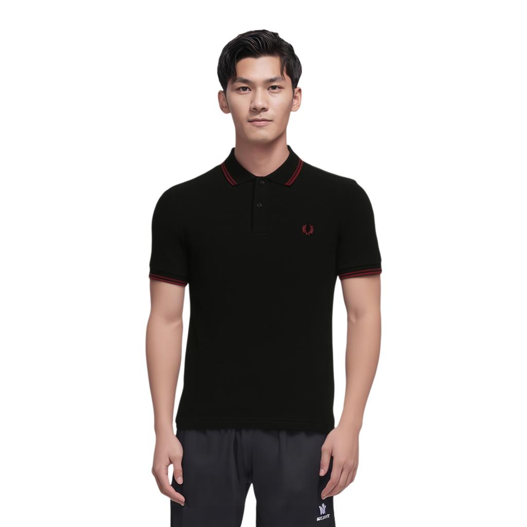 Fred Perry Polo Shirt Men's Black M3600-Y42