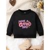 European sizes Spring And Autumn Comfortable And Easy Print Pattern Sweatshirt for Baby Kids And Toddlers with a Round Neck