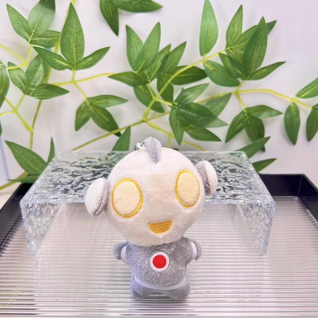 

Стильный мягкий плюшевый брелок-кукла Ультрамен, отлично подходит для аксессуаров для рюкзака и подарков серый