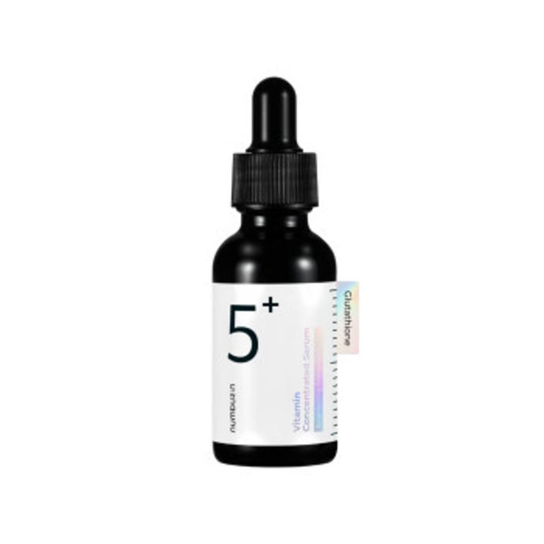 numbuzin No.5 Glutathione C Dark Spot Ampoule Brightening Serum 30ml 1 Pack (30ml)