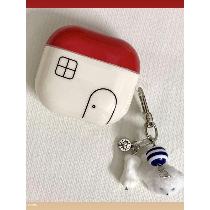 

Applicable to Apple 2 Generation Bluetooth Earbuds Case Airpods3 Generation Three-Dimensional Dog Bone Pendant Airpods2 New Arrival Protective Case Apple AirPods 4 Comic House (single shell)