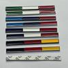 Grenzüberschreitende Nationale Flagge Kreative Autoaufkleber: Deutschland, Italien, Frankreich Metallabzeichen-Paar