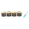4x Electric Guitar Potentiometer Control Knobs with Dia 6.5mm/0.25" Shaft Pots Speed Volume Tone Knob Replacement Parts