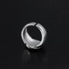 Punk Style Billiard Number Black 8 Opening Adjustable Rings Metal Alloy Rings Fashion Hip Hop Rock Jewelry For Women And Men