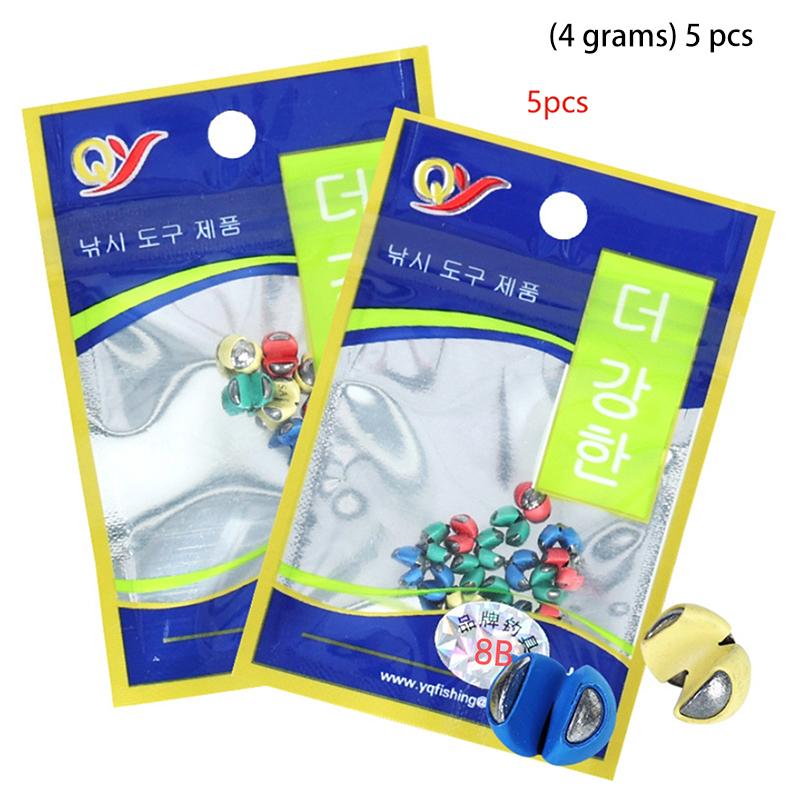 

Рыболовный клипс для грузила Оберточная резина Не повреждающая леску Цветные свинцовые дробинки Озеро Река Ловля карпа Быстро тонущий груз