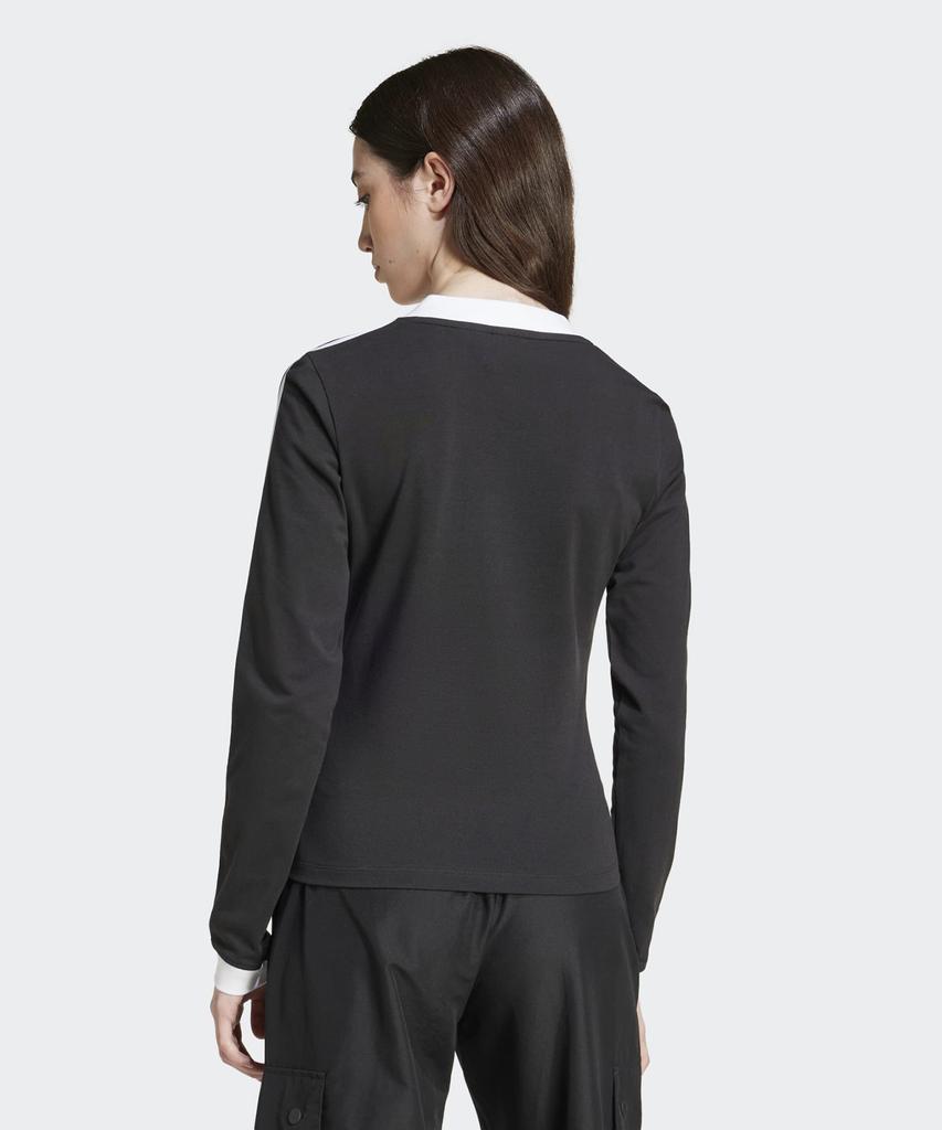 adidas V-Neck Long Sleeve Shirt - Black / Iy7247
