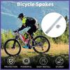 1 Set 14G 293mm Length Bicycle Spokes Nipple Galvanized