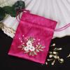 Candy Bag Embroidery Flower Drawstring Bag Perfume Spice Bag Cloth Storage Bag  Ladies