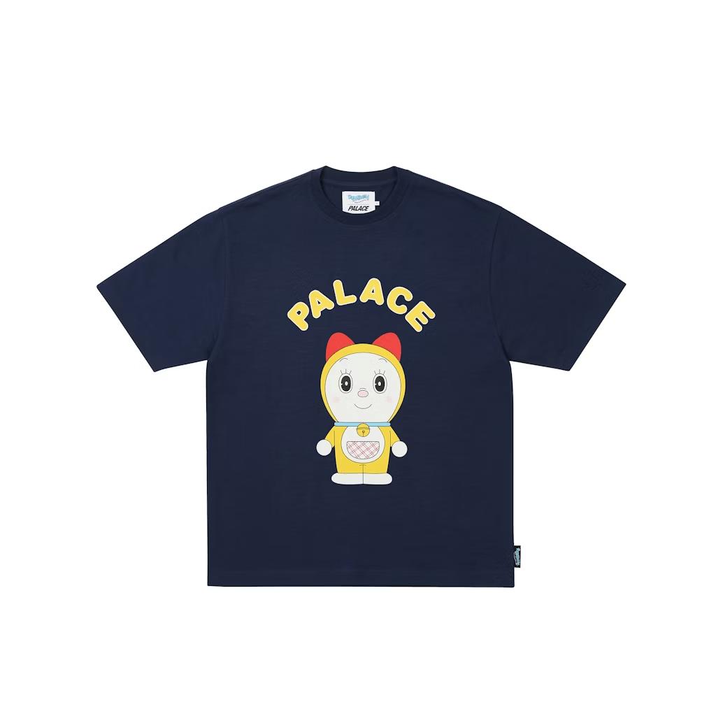 

Palace x Doraemon T-Shirt Navy Unisex Tops Blue P29TS025 M