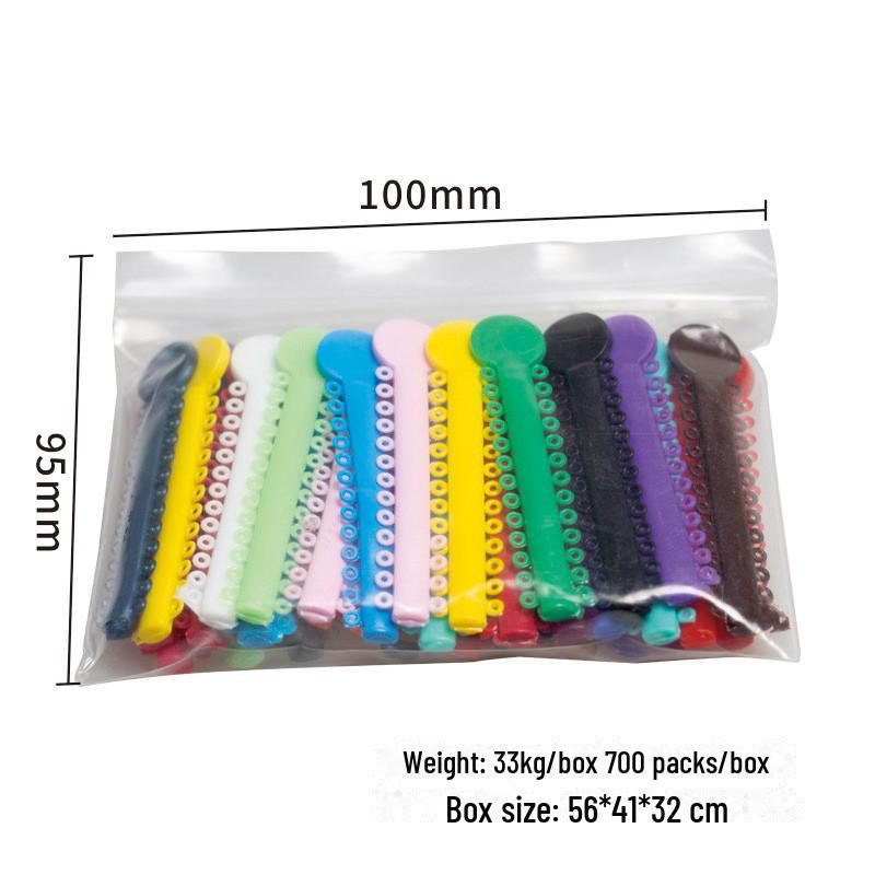 Orthodontic Transparent Dental Ligature Rings - 1040 Pack
