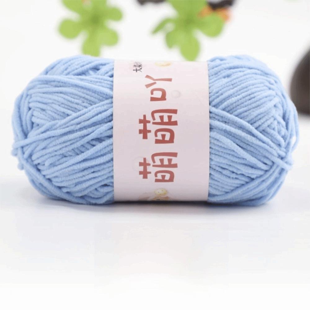 New Fluffy Texture Crochet Yarn Soft Thick Baby Yarn Medium Amigurumi Yarn DIY Projects