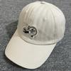 Cotton Classic Baseball Hat Breathable Sun Hat With Curved Brim For Wear Casual