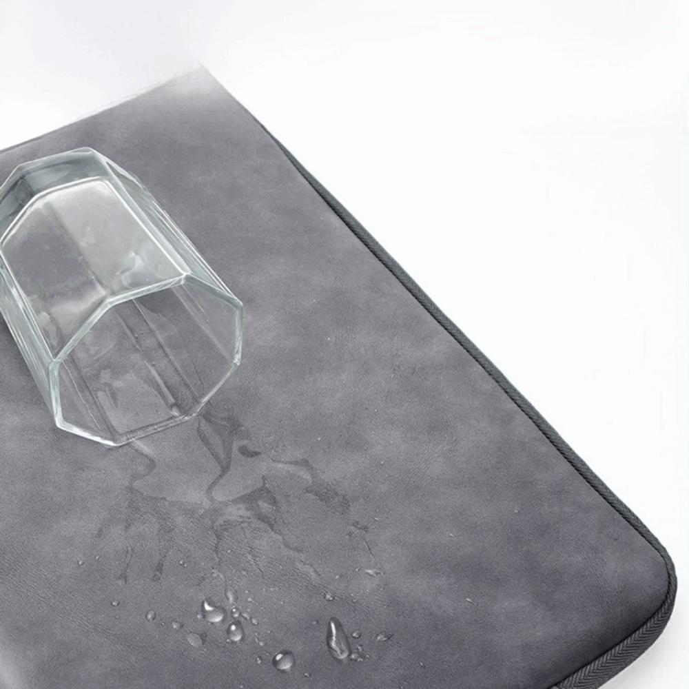 PU Leather Notebook Pouch Solid Color Laptop Case Durable Laptop Sleeve Bag  Computer Protection