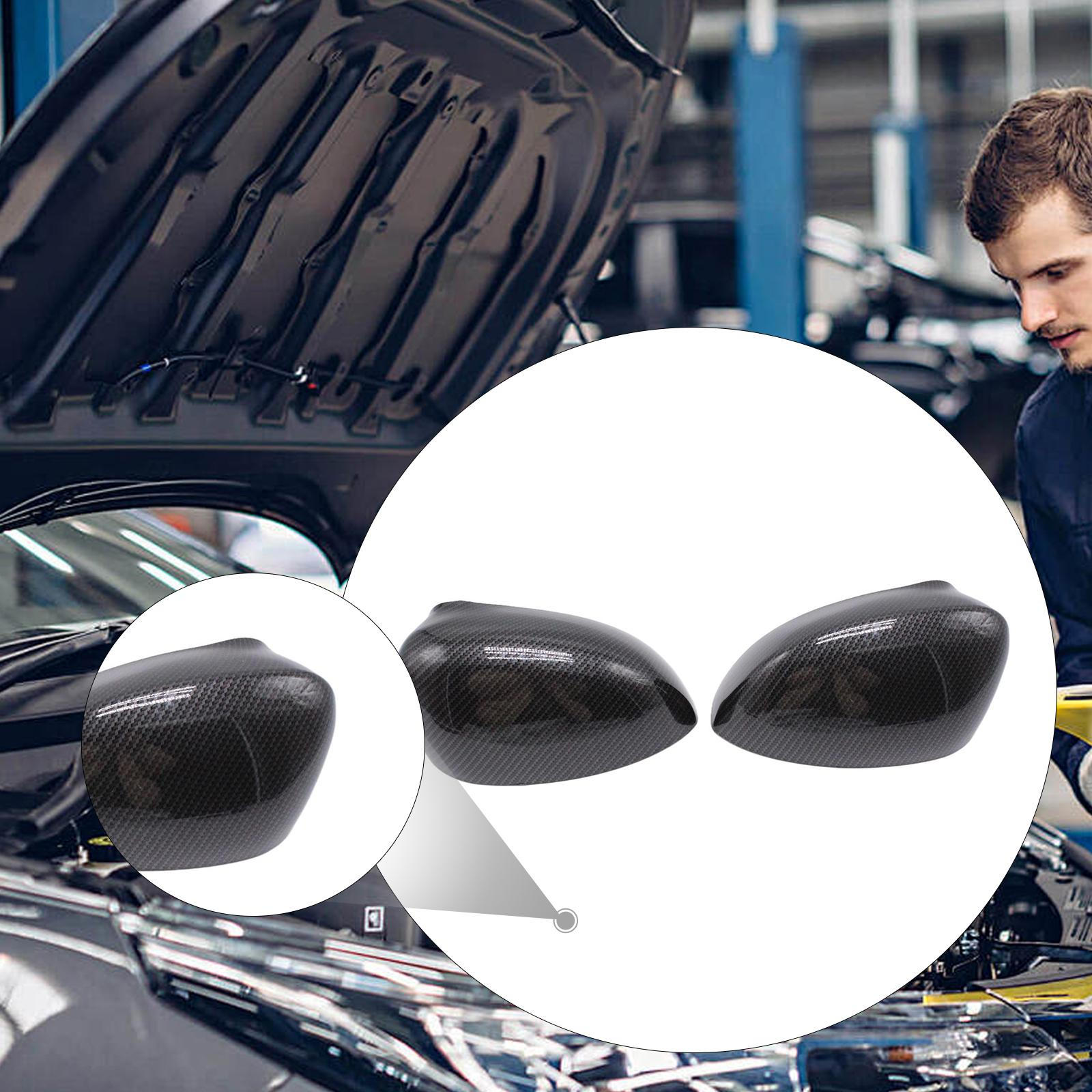

2 Pieces Vehicle Mirror Covers Easy Installation 735452185 Practical Parts Rearview Housing