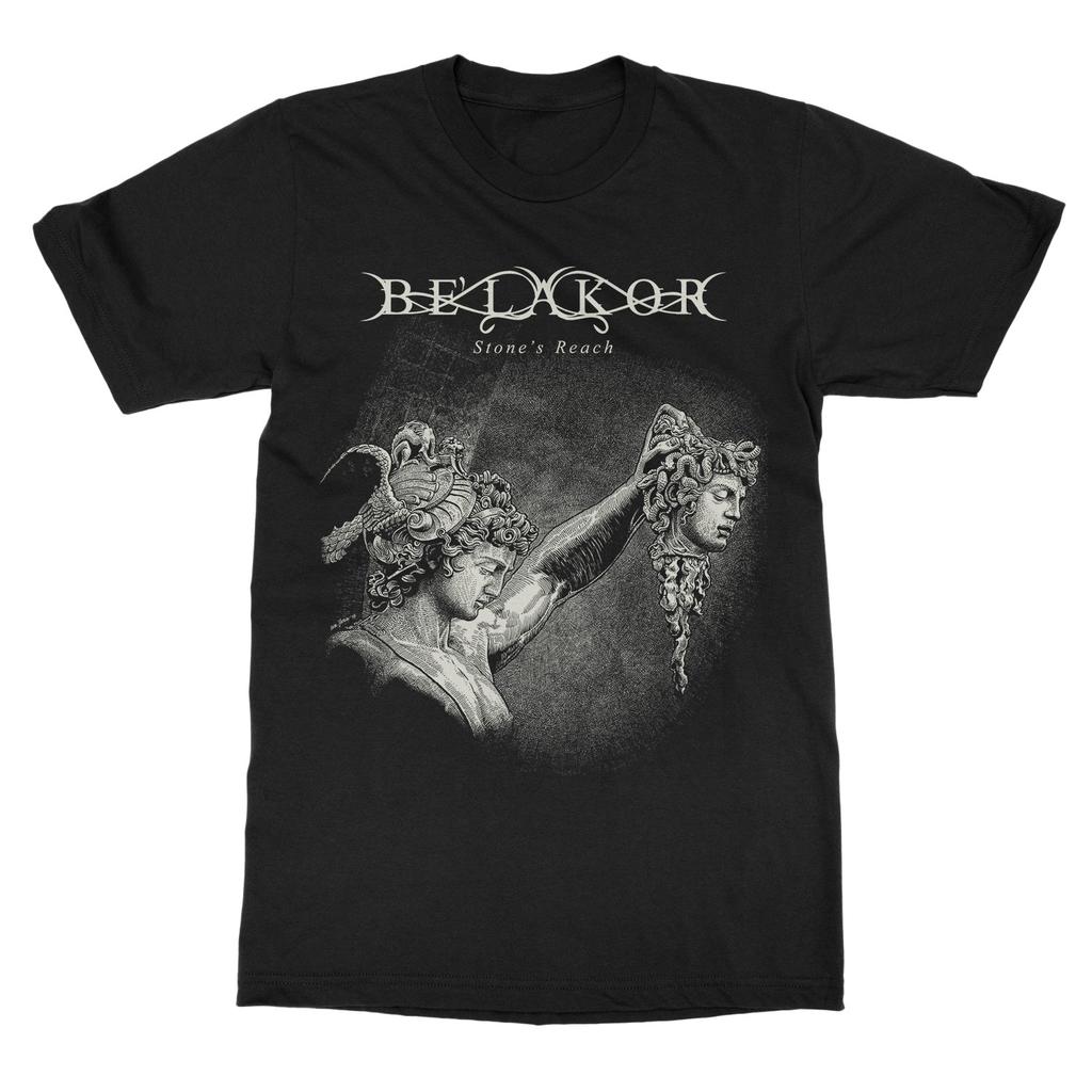 Belakor Stones Reach Band TShirt Cotton Graphic Tee Unisex Women Summer Streetwear Top