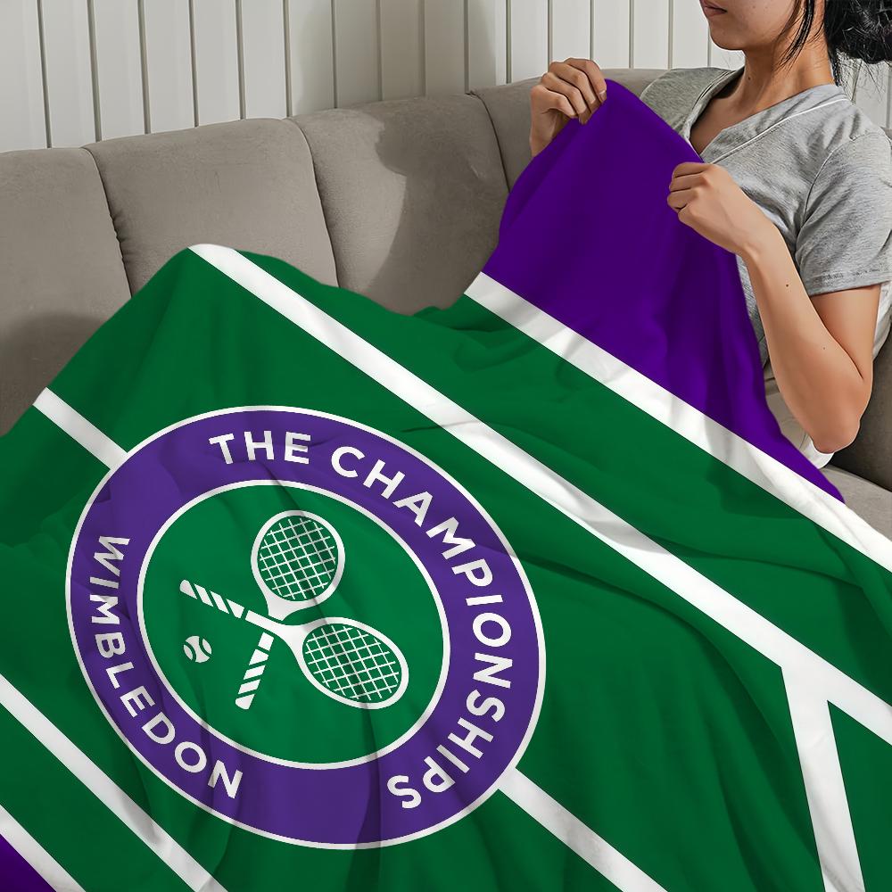 Arte sportiva fresca W-WimbledonS C-Campionati Calda coperta in flanella morbido peluche per divano soggiorno camera da letto regalo da viaggio