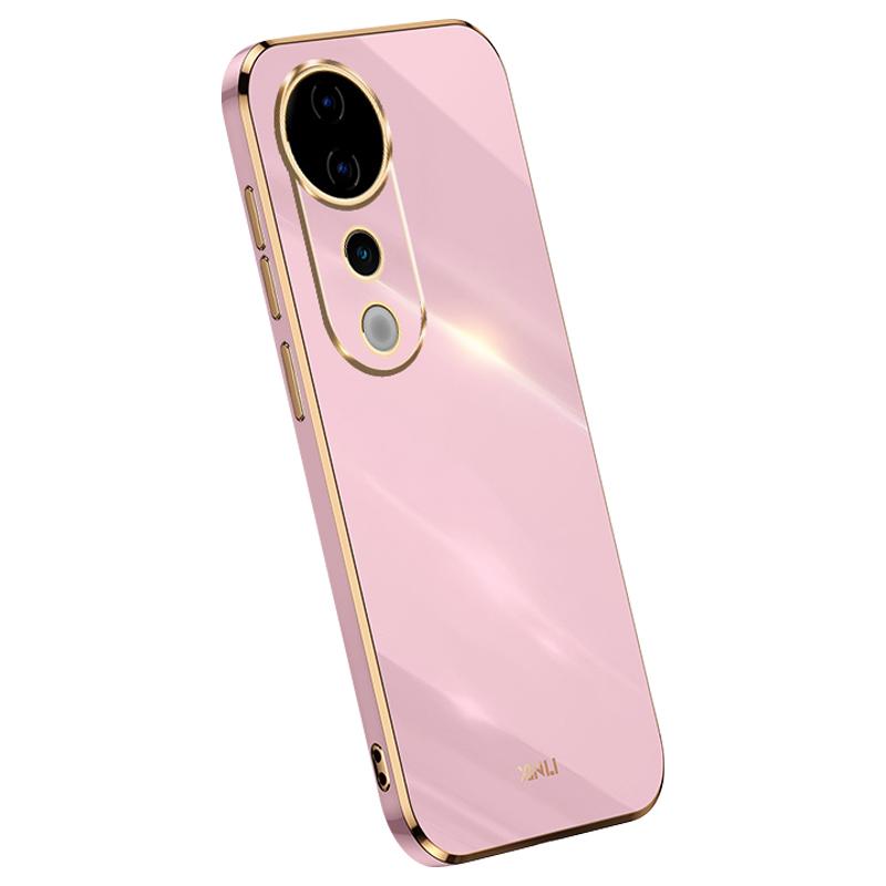 

For vivo S19 Pro 5G Case Electroplating Soft TPU Protective Phone Cover Purple