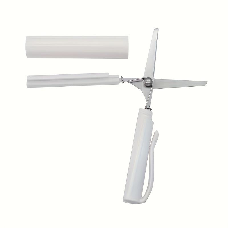 

Компактные прочные ножницы из нержавеющей стали, 1 шт. | Портативные и удобные для путешествий - Идеальны для использования в офисе, школе и дома