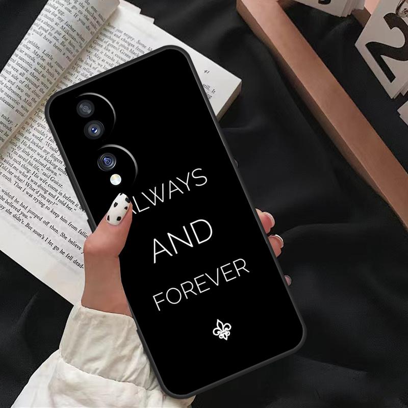 The Originals Always and Forever Case For Honor 90 Lite Magic 5 Pro 70 50 10 Honor X8 X7 X9 X9a X8a X7a X6a 9X 8X Back Cover